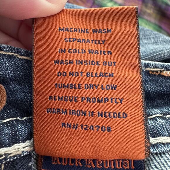 Rock Revival Jeans Womens 28 Jamila Bootcut Contrast Stitch Buckle Western - Picture 9 of 16